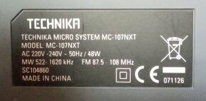 AUDIO TECHNIKA MC-107 NXT micro systém - 3