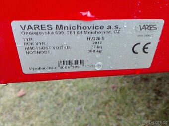 Vozík za kultivátor Mountfield, nebo Tera Vari. - 3