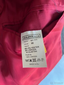 Pánský oblek vel 48 prodloužená 98 slimfit - 3