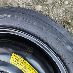 105/70 r14 dojezdové kolo 4x100 - 3