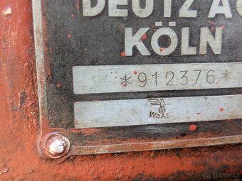 Stabilní motor Deutz značený orlicí - 3