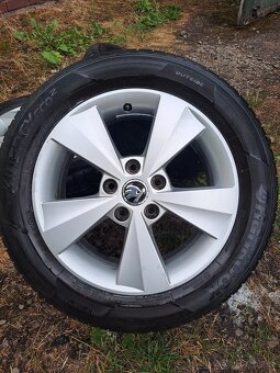 Alu kola 5x112 originál Škoda Octavia III 205/55 R16 - 3