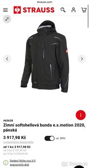 Zimní bunda engelbert strauss nová - 3