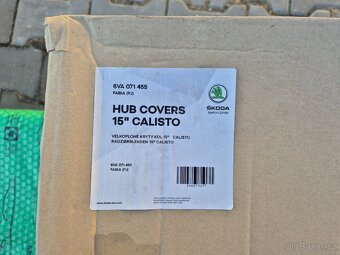 Škoda Fabia 15" kryty kol (poklice)  6VA071455 , 6VA601147A - 3