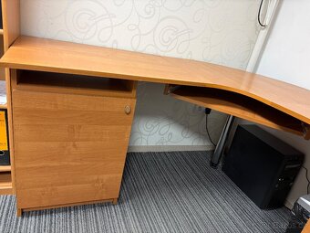 Rohovy psací stul 160x160 - 3