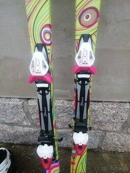 lyže 156 + lyžáky 26 - 3