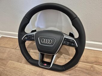 KOZENY VOLANT AUDI ZREZANY S PADLAMI AIRBAGEM - 3