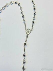 Růženec ve stříbrné barvě - 3