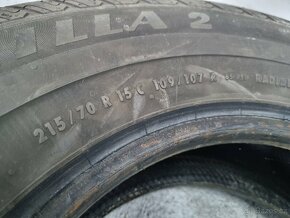 4x letní pneu Matador 215/70/15 C, DOT17, 8mm - 3