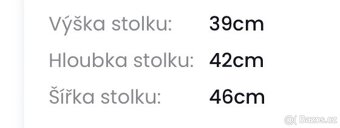 Nový Nerozbalený noční stolek - 3