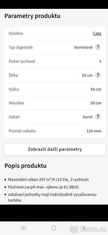 Prodám komínový digestoř - 3