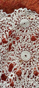 Retro dečky krajkové - háčkované či paličkované - 3