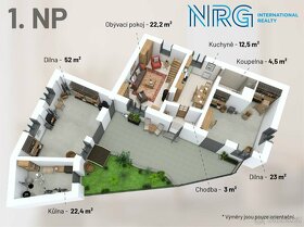 Prodej rodinného domu 5+kk, 250 m2, Sibřina, okres Praha výc - 3