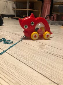 Kočka na provázku - plastová hračka pro děti - 3