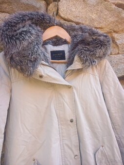 Parka s velkou kapucí Zara M - 3