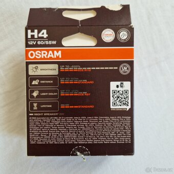 OSRAM H4 Night Breaker 220, +220%, Duo Box - 3