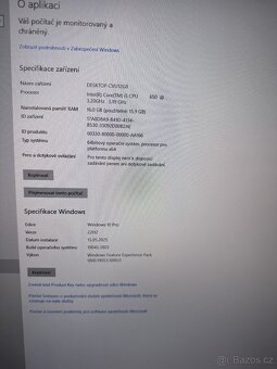 Počítač Lenovo I5, 16GB RAM, 500GB SSD, GK, WIN10Pro - 3