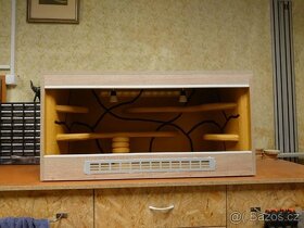 Luxusní nové terarium 100x50x50cm lamino - 3