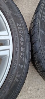Alu kola 5x112 pneu Matador Hectorra 3 215/45R17 Y né - 3