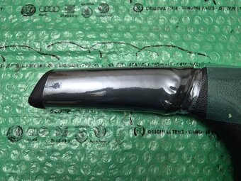 madlo ruční brzdy kožené barva antracit VW Polo VI 2G0711503 - 3