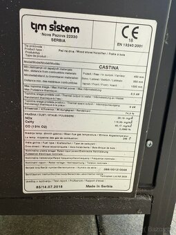 Kamna krbová litinová Castina ECO, 8,5kW - 3