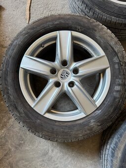 Originální kola Porsche – 5x130, pneu 255/55 R18 - 3