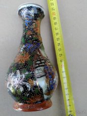 Čínská ručně malovaná váza 25 cm - 3