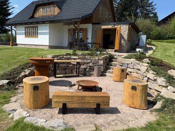 Zahradní lavice k ohništi - 3
