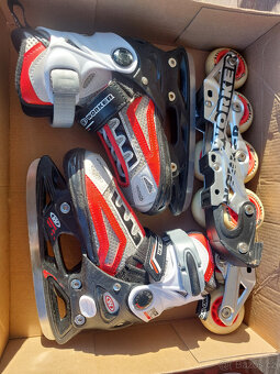 2 +1 kolečkové a lední brusle - 3