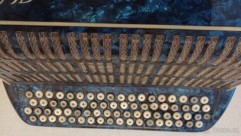 Akordeon, historická knoflíková harmonika KEBRDLE - 3