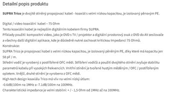 Digitalní kabel-SUPRA Trico - 3