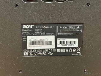LCD monitory Acer 19” a 22” - 3