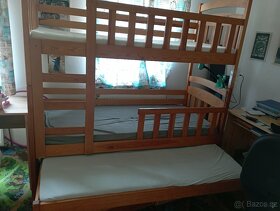 Dvoupatrová postel 3v1 - 3