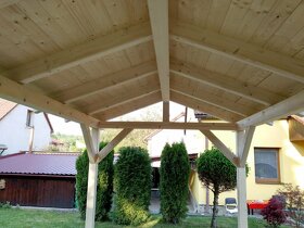 Pergola, Garážové stání z profilu 12x12 celkové nacenění - 3