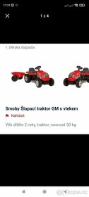 Šlapací traktor Smoby - 3