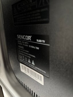 Televize - sencor sle 40f11 úhlopříčka 102cm - 3