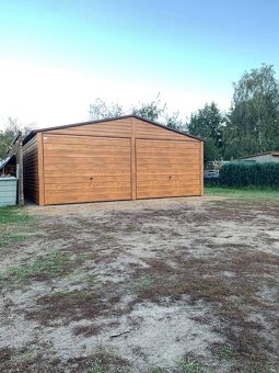 Plechová garáž 6x5m - 3