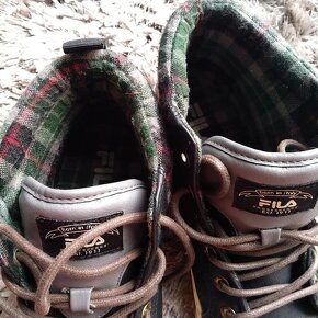 Dámské pánské teplé podzimní boty Fila unisex tenisky - 3