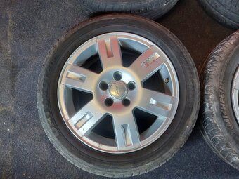 ALU disky 5x108 R16 s letními pneu 205/55 R16 - 3