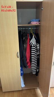 2 Velké šatní skříně a 2 malé skříňky - 3
