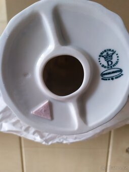 Porcelánová soška dáma s deštníkem cibulák - 3