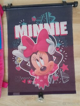 Prodám zánovní kapsář do auta Minnie a stínítko - 3