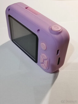 Dětský fotoaparát digitální s LCD Arnssien X101 32GB fialový - 3