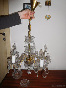 Křišťálový lustr - pětiramenný - 3