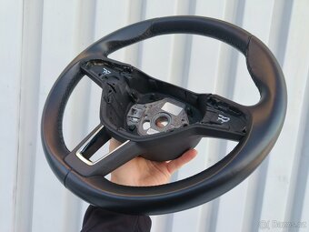 Originální kožený volant TOP STAV Škoda Octavia 3 Superb 3 - 3