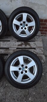 Alu kola R14, 5x100, Fabia letní pneu 185/60 - 3