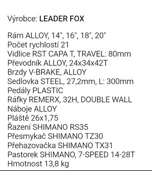 Kolo Leader Fox Maxim 26" - 3