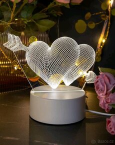 LED lampička srdce - 3