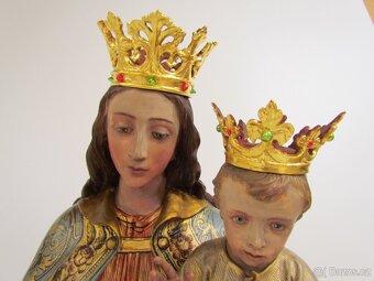 Plastika Pany Marie a Ježíška (19. st, Stuflesser, Itálie) - 3