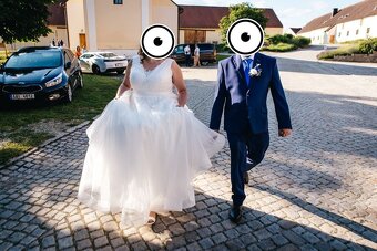 svatební šaty Elody velikost 46 - 48 - 3